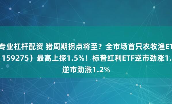 专业杠杆配资 猪周期拐点将至?全市场首只农牧渔ETF(159275)最高上探1.5%!标普红利ETF逆市劲涨1.2%
